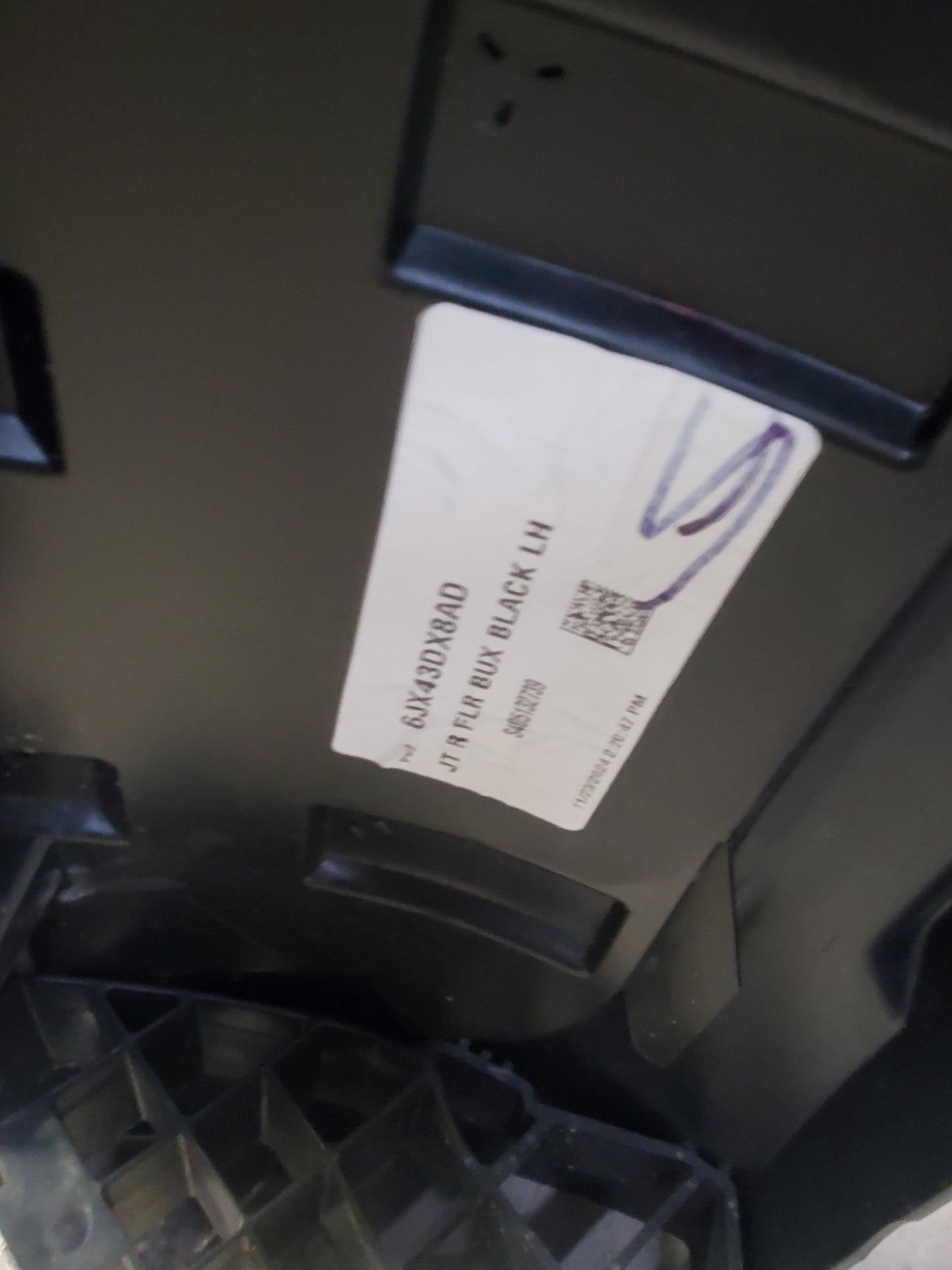 2020-2026 Jeep Gladiator JT Sport Fender Flares Rear Left Drivers Side Black