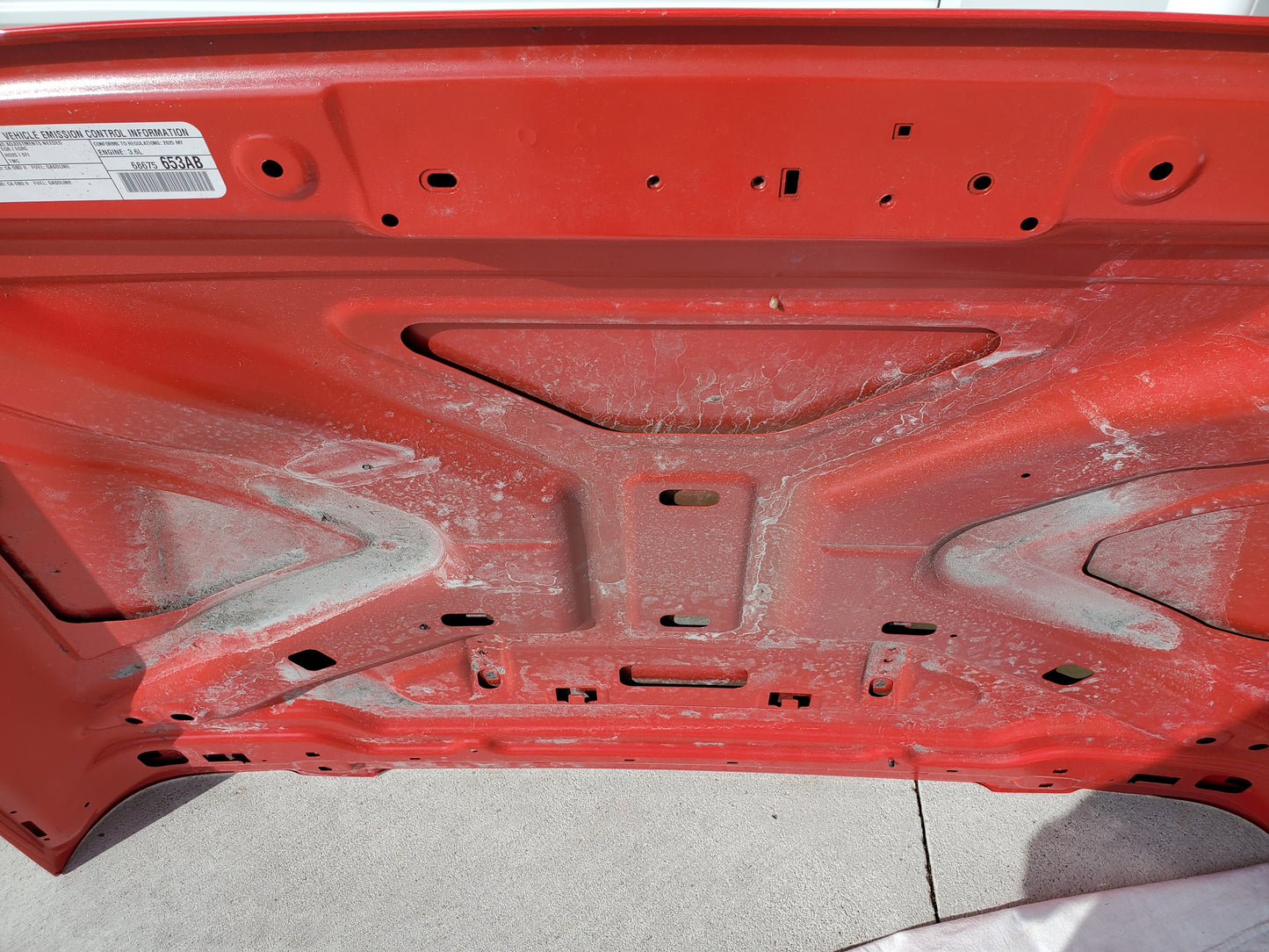 2018-2025 Jeep Wrangler JL Gladiator JT Hood in Firecracker Red