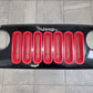 2007-2018 Jeep Wrangler JK Grille OEM Black With Red Inserts 1BM91TRM