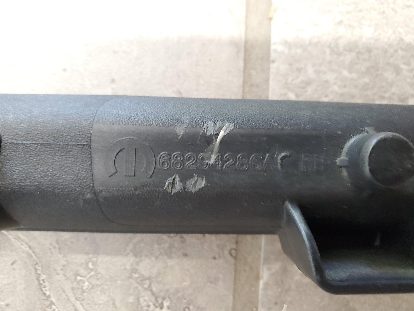 2018-2025 Jeep Wrangler JL 2-Door Soft Top Upper Rail Right Passenger Side 68294286AC