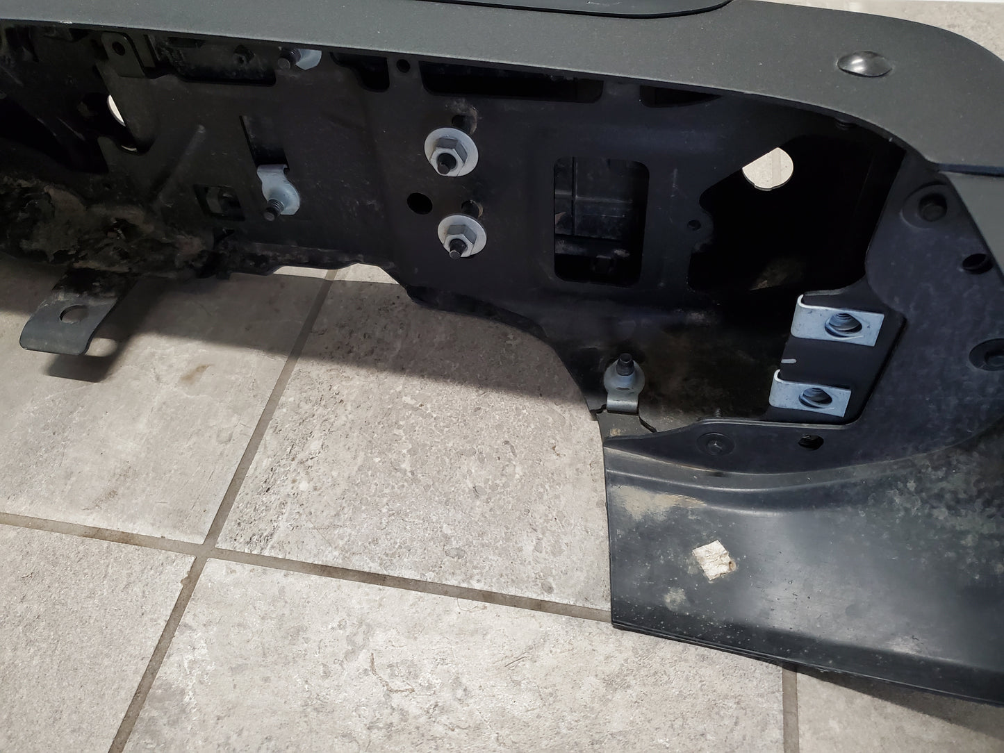 2018-2025 Jeep Wrangler JL Steel Rear Bumper OEM With End Caps, Park Assist