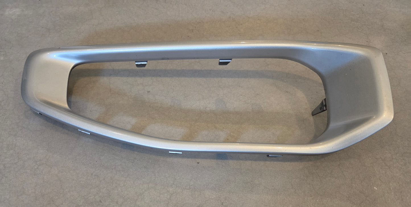 2018-2026 Jeep Wrangler JL Gladiator JT Front Bumper Applique Silver Right Passenger Side