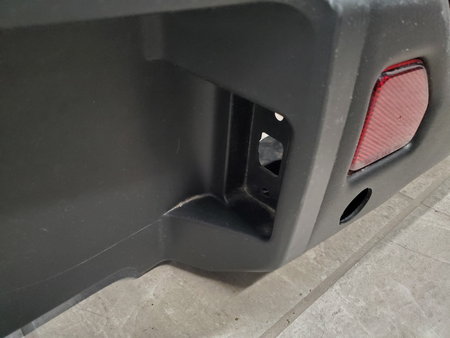 2018-2025 Jeep Wrangler JL Steel Rear Bumper OEM With End Caps, Park Assist