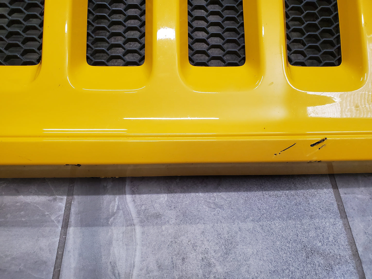2018-2025 Jeep Wrangler JL Gladiator JT Sport Grille OEM Hella Yella 6BY75TRMAC