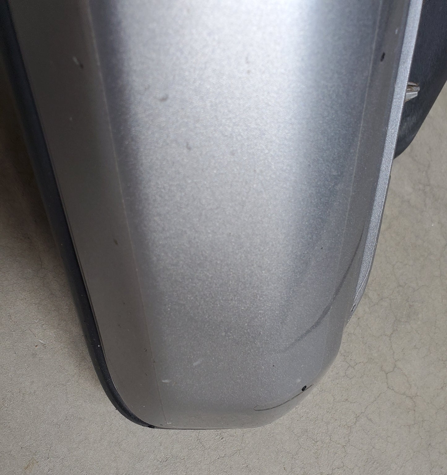 2018-2023 Jeep Wrangler JL Rubicon Rear Right Passenger Side Fender Flare Silver Metallic with Liner