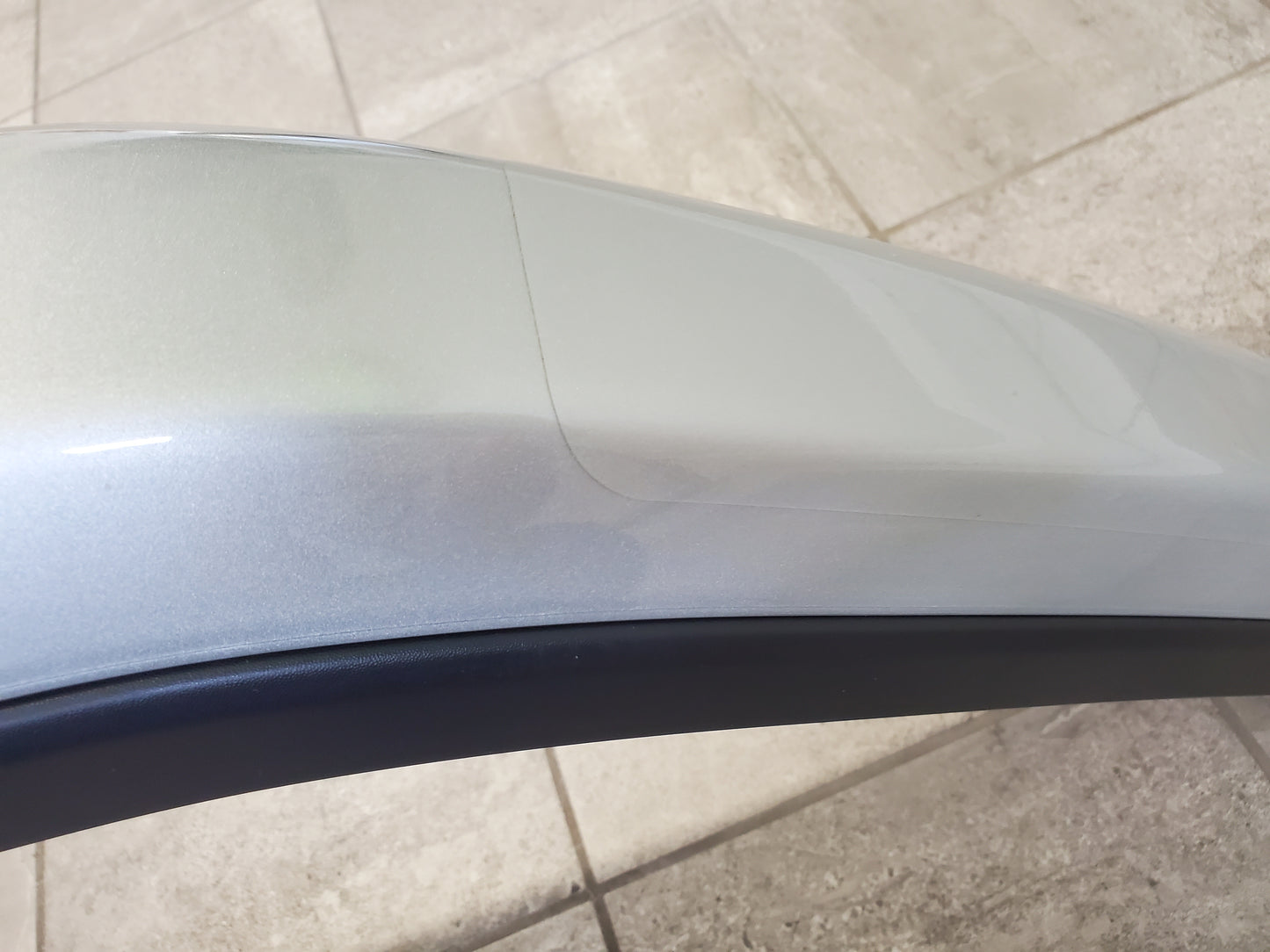 2018-2025 Jeep Wrangler JL Rubicon Rear Right Passenger Side Fender Flare in Silver Zynith