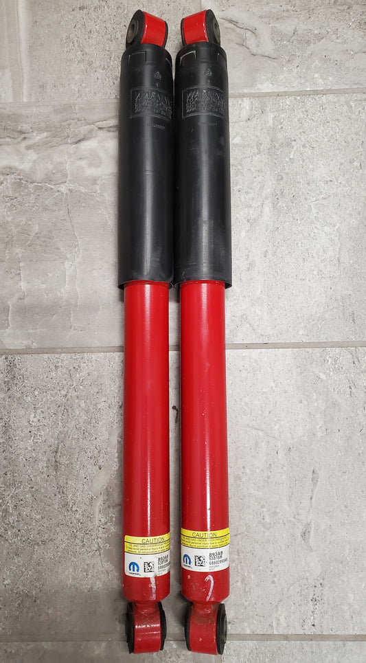 2020-2026 Jeep Gladiator JT Rubicon Suspension Rear Shocks OEM Pair 68602893AB