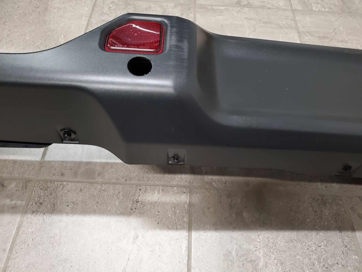 2018-2025 Jeep Wrangler JL Rear Bumper OEM With Park Assist Sensor Holes 6BX15TRMAB