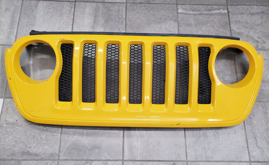 2018-2025 Jeep Wrangler JL Gladiator JT Sport Grille OEM Hella Yella 6BY75TRMAC