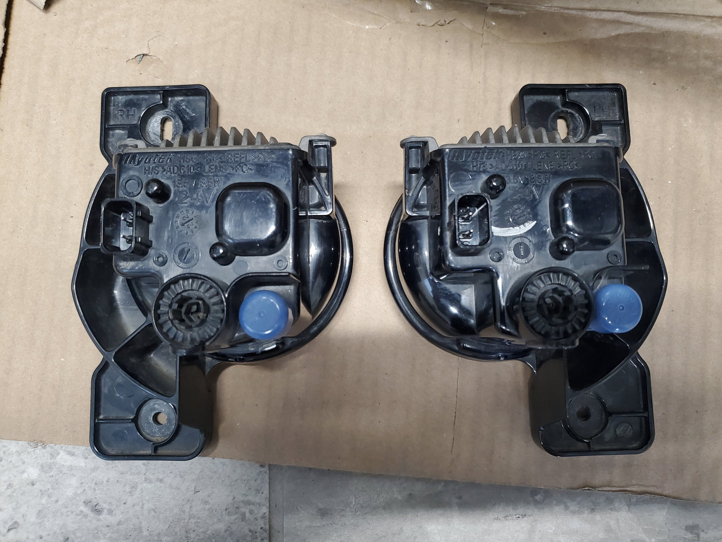 2018-2025 Jeep Wrangler JL Gladiator JT LED Fog Lights OEM 68503996AA & 68503997AA