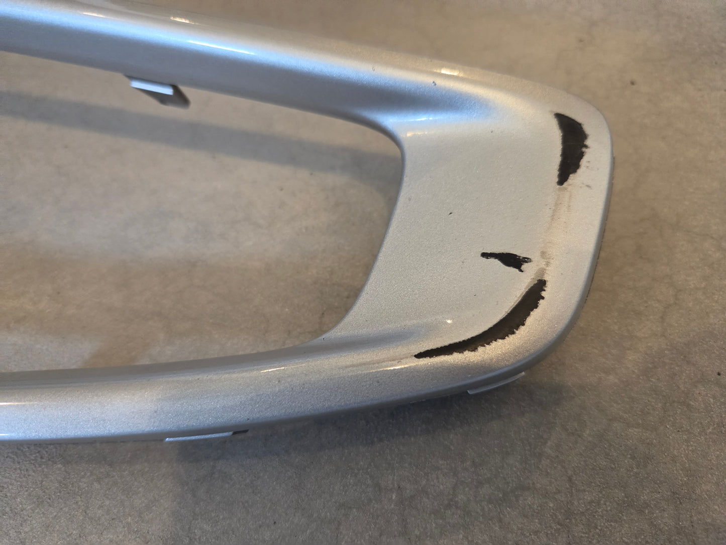 2018-2026 Jeep Wrangler JL Gladiator JT Front Bumper Applique Silver Left Driver's Side