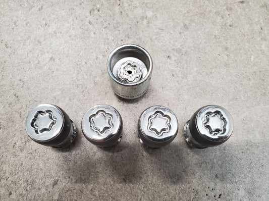 2018-2026 Jeep Wrangler JL Gladiator JT Wheel Locks OEM 82215711