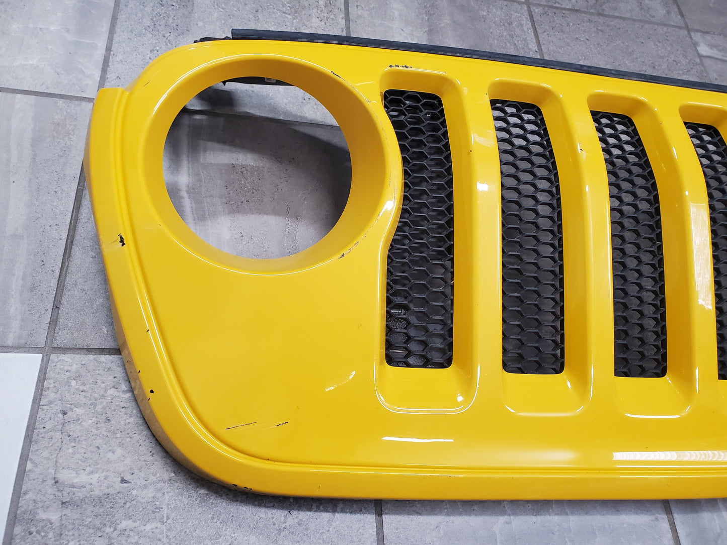 2018-2025 Jeep Wrangler JL Gladiator JT Sport Grille OEM Hella Yella 6BY75TRMAC