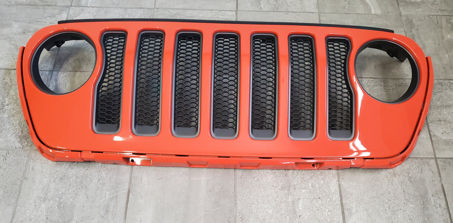 2018-2025 Jeep Wrangler JL Gladiator JT Sahara Grille OEM Punkn 6BY79TRMAB