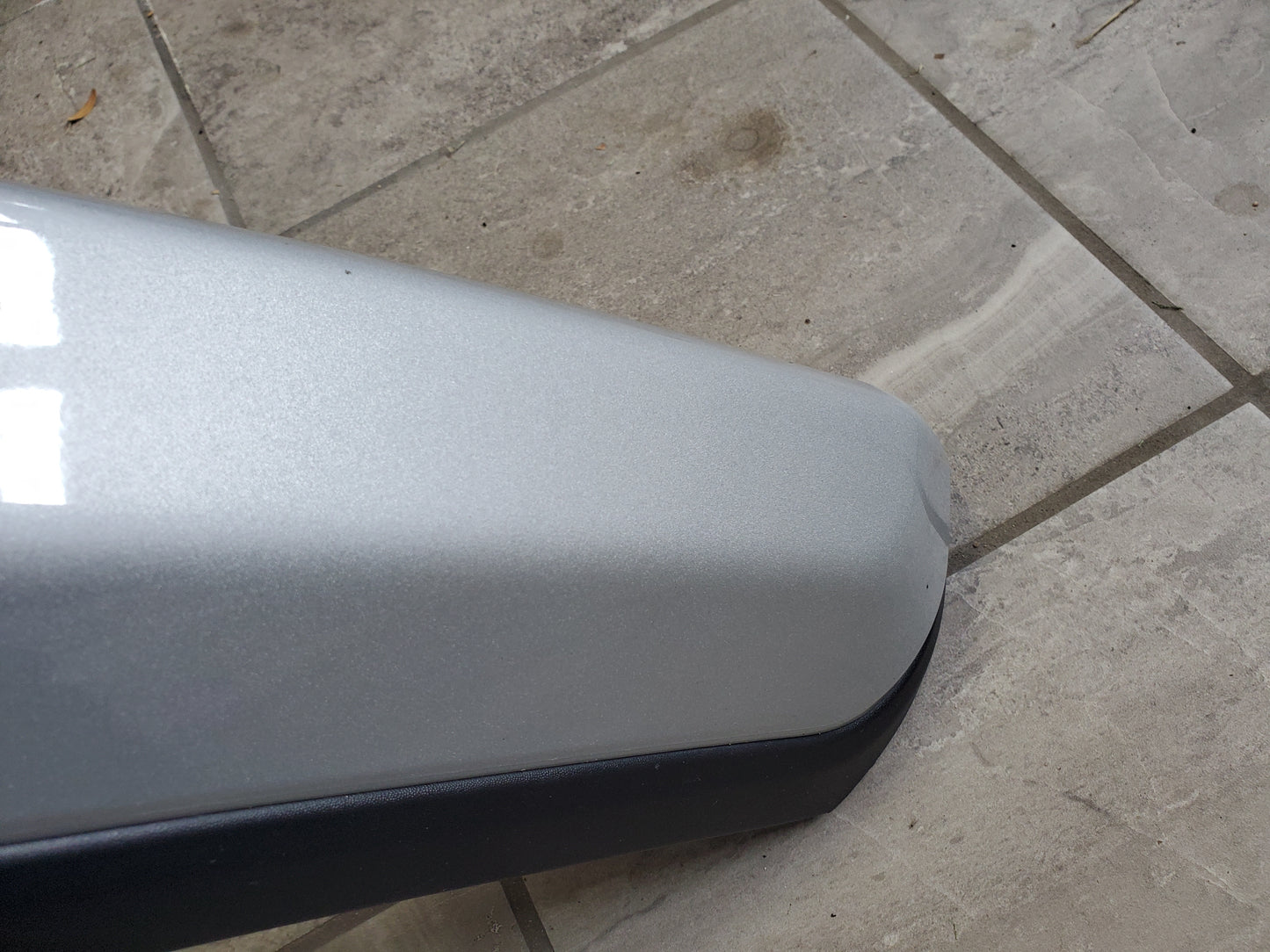2018-2025 Jeep Wrangler JL Sahara Rear Right Passenger Side Fender Flare Silver Zynith.