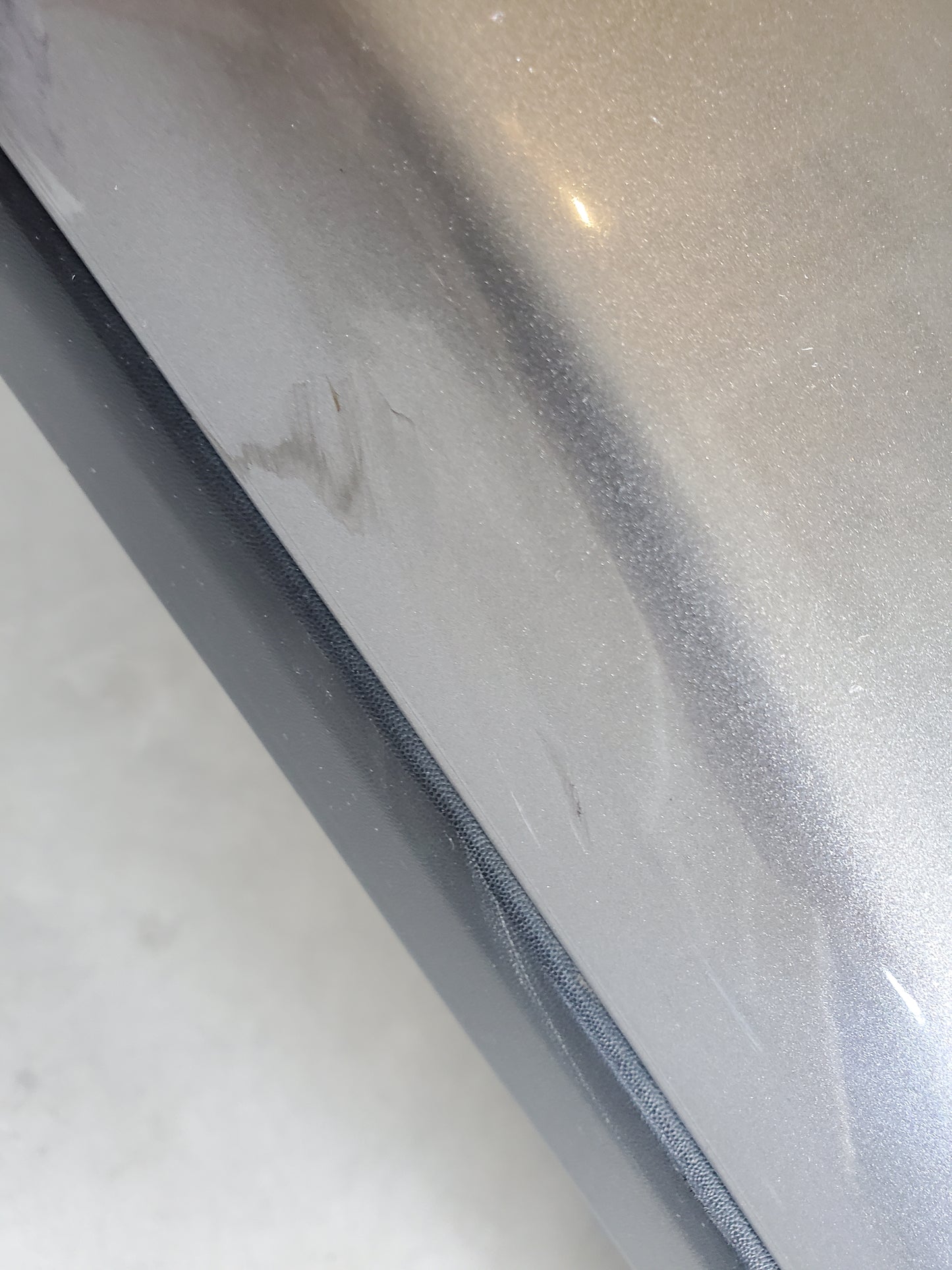2018-2023 Jeep Wrangler JL Rubicon Rear Right Passenger Side Fender Flare Silver Metallic with Liner