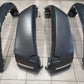 2018-2025 Jeep Wrangler JL Rubicon Fender Flares Set OEM Textured Black With LED DRL