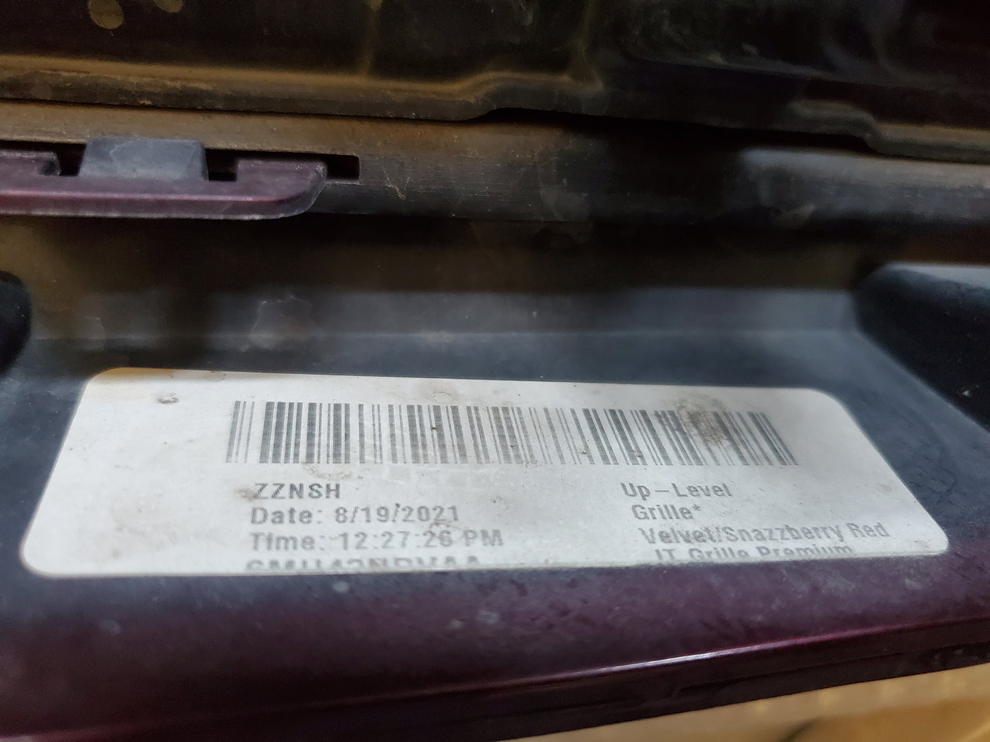 2018-2025 Jeep Wrangler JL Gladiator JT Sahara Grille OEM Snazzberry