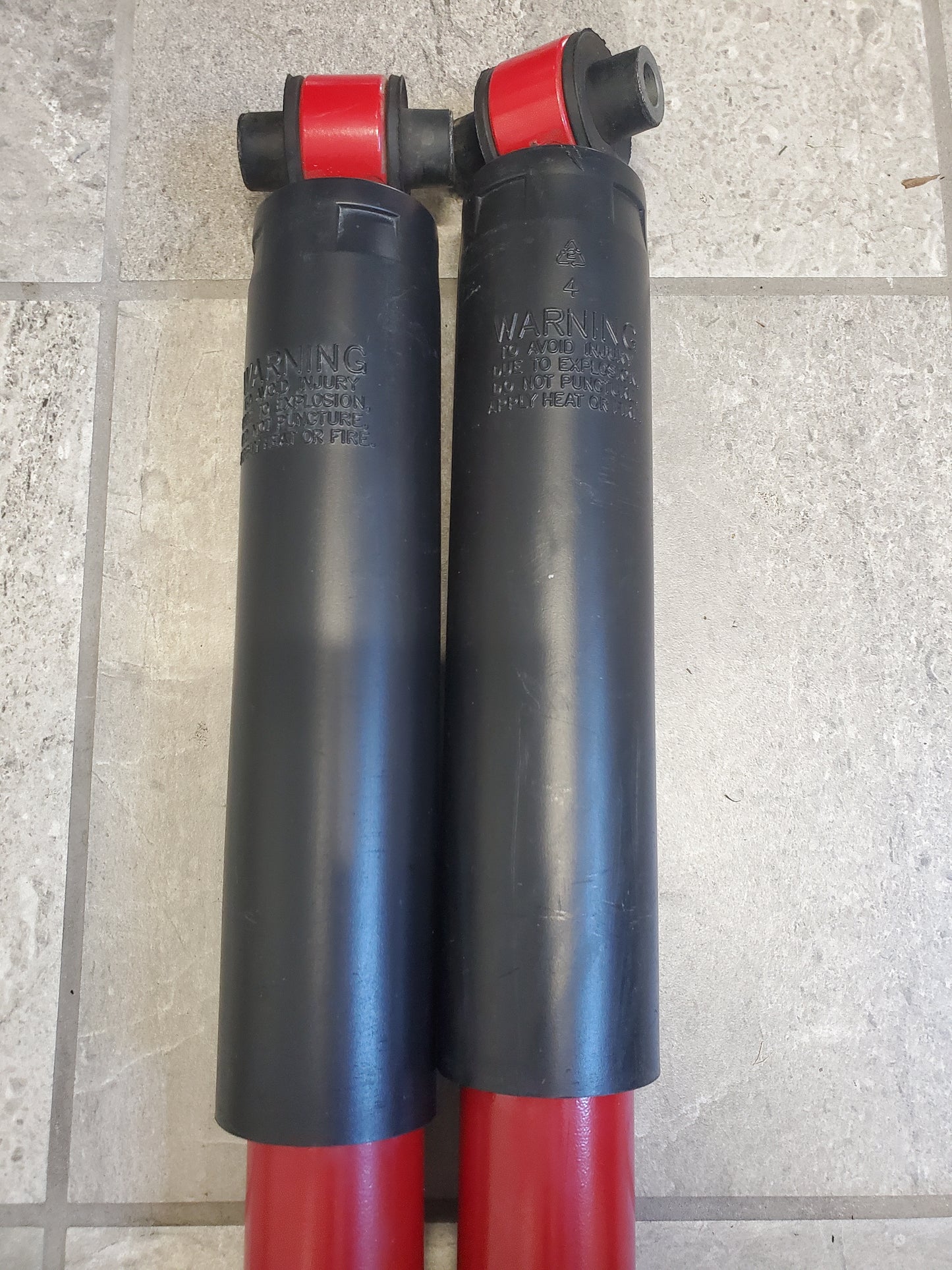 2018-2025 Jeep Wrangler JL Rubicon Suspension Rear Shocks OEM Pair 68509433AB
