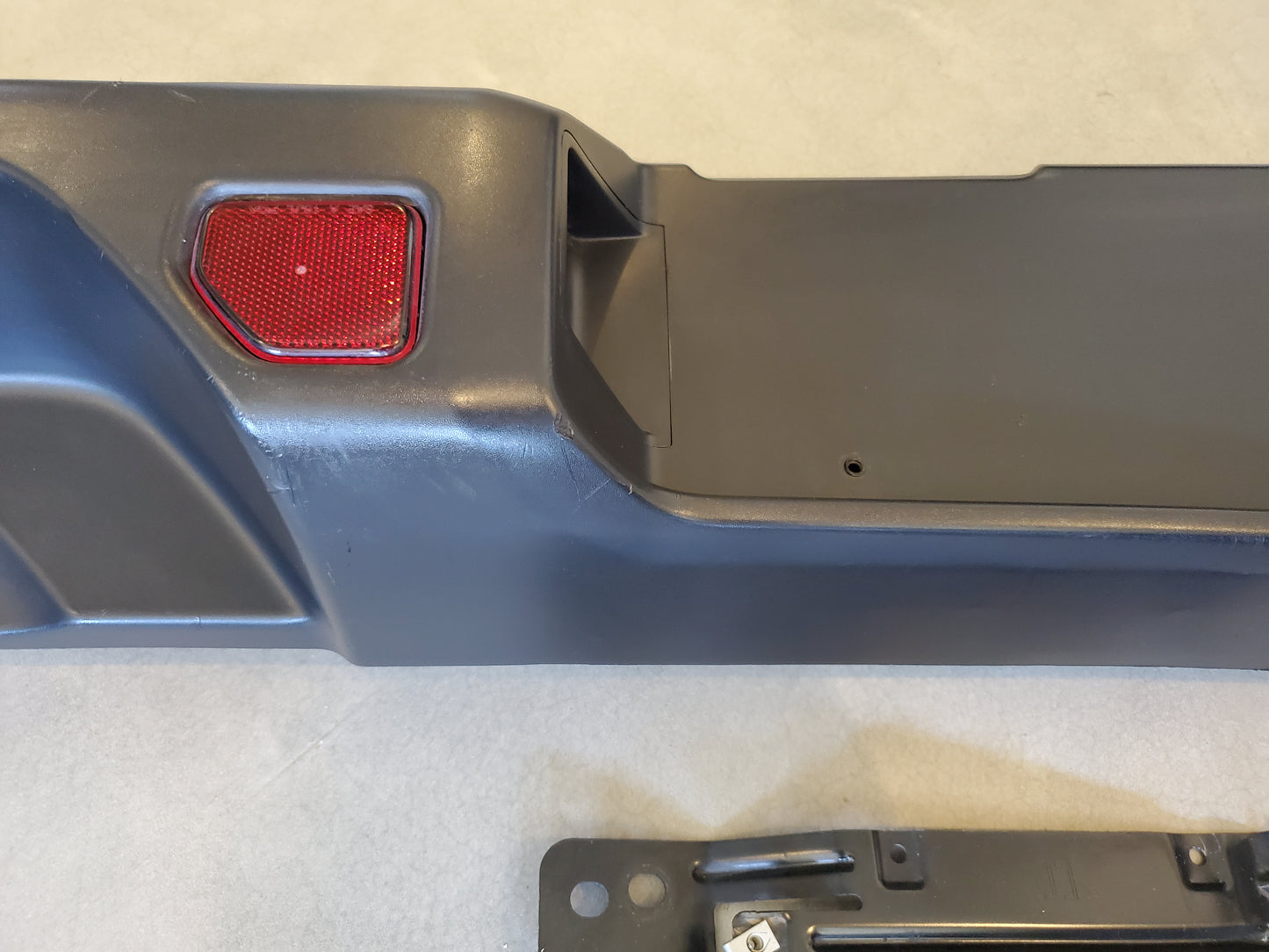 2018-2026 Jeep Wrangler JL Rear Bumper OEM No End Caps, No Park Assist With Brackets