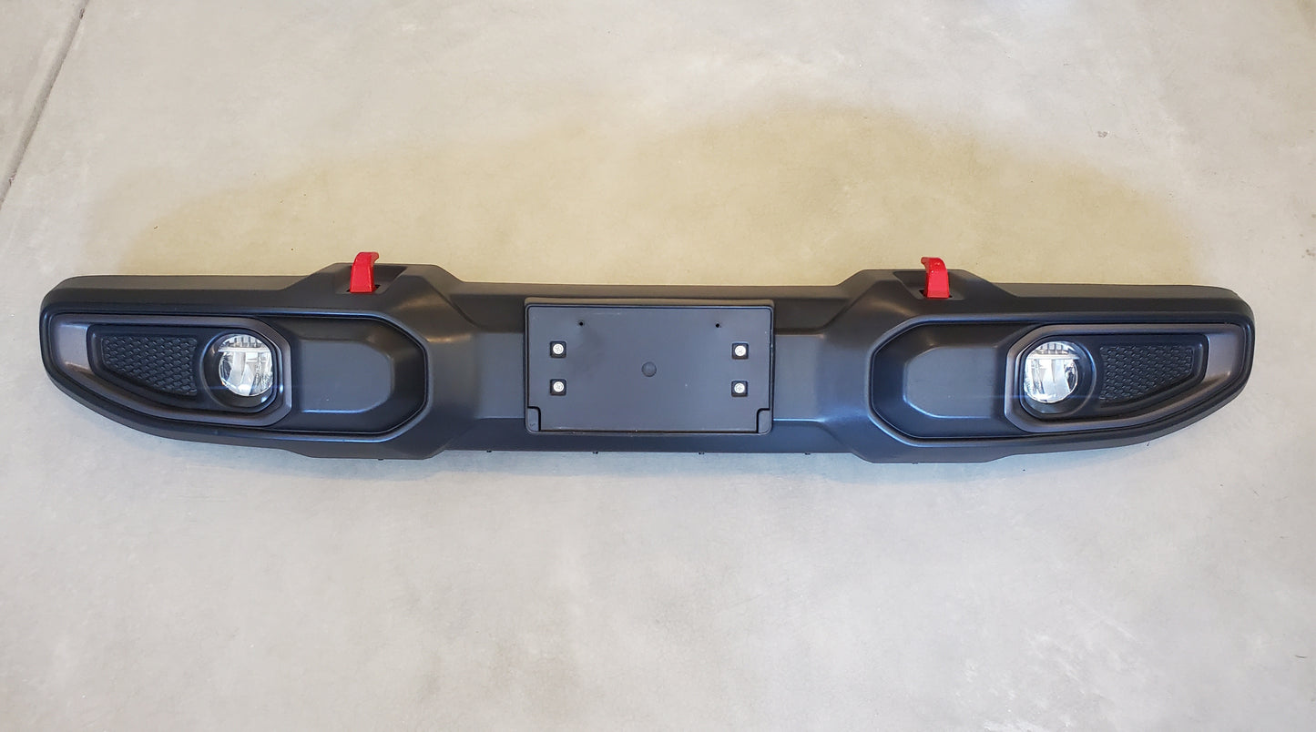 2018-2026 Jeep Wrangler JL Gladiator JT Rubicon Front Bumper With LED Fog Lights