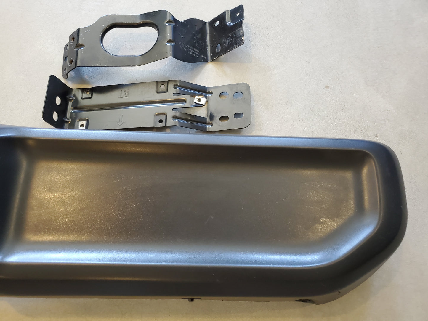 2018-2026 Jeep Wrangler JL Rear Bumper OEM No End Caps, No Park Assist With Brackets