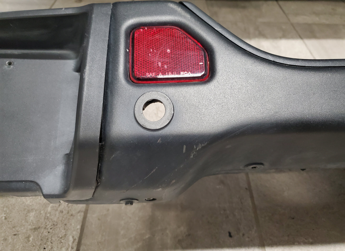 2018-2025 Jeep Wrangler JL Steel Rear Bumper OEM With End Caps, Park Assist