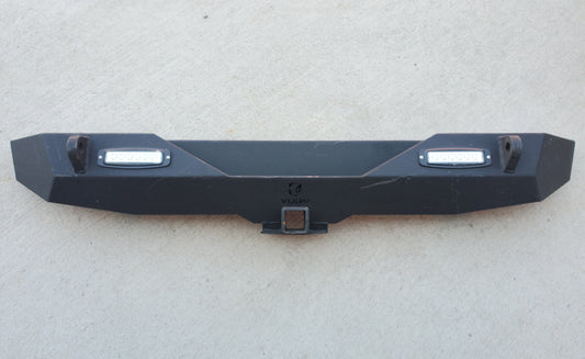 2018-2025 Jeep Wrangler JL Steel Rear Bumper with Trailer Hitch and Lights Vijay