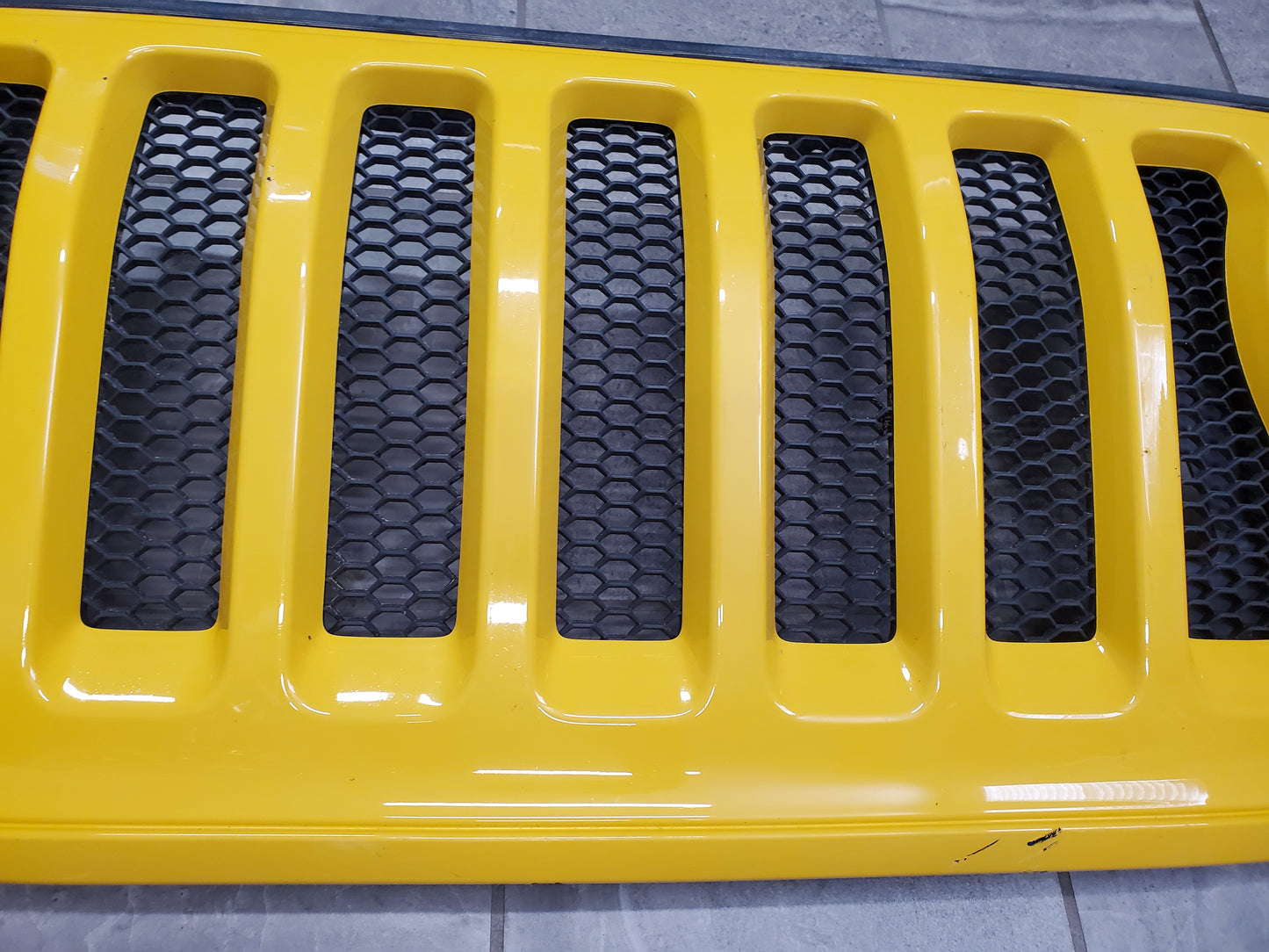 2018-2025 Jeep Wrangler JL Gladiator JT Sport Grille OEM Hella Yella 6BY75TRMAC