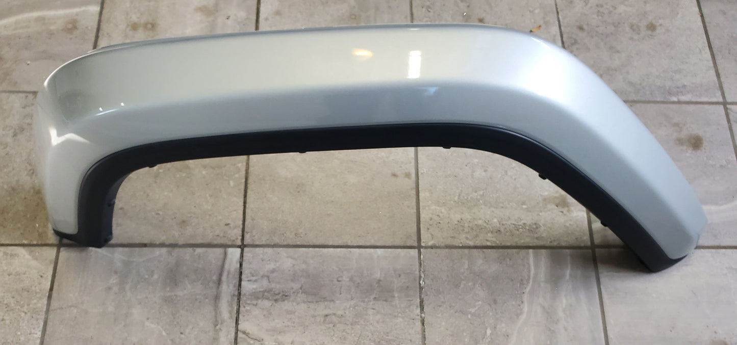 2018-2025 Jeep Wrangler JL Sahara Rear Right Passenger Side Fender Flare Silver Zynith.