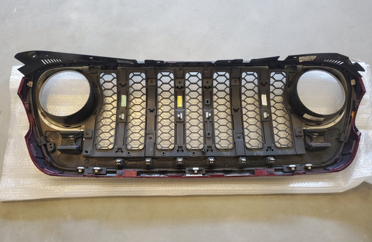 2018-2025 Jeep Wrangler JL Gladiator JT Sahara Grille OEM Snazzberry