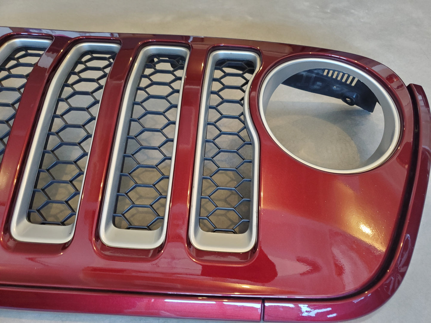 2018-2025 Jeep Wrangler JL Gladiator JT Sahara Grille OEM Snazzberry