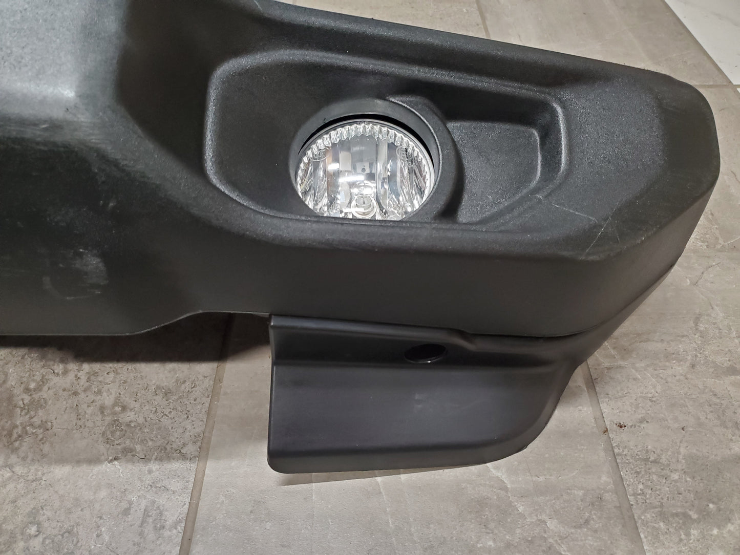 2018-2025 Jeep Wrangler JL Gladiator JT Sport Front Bumper With Halogen Fog Lights, Tow Hooks