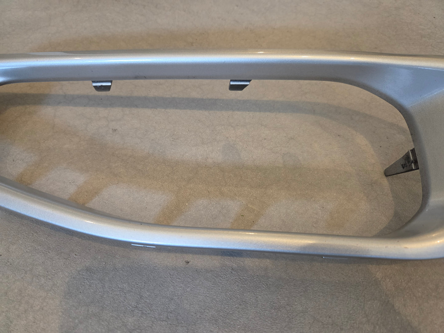 2018-2026 Jeep Wrangler JL Gladiator JT Front Bumper Applique Silver Right Passenger Side