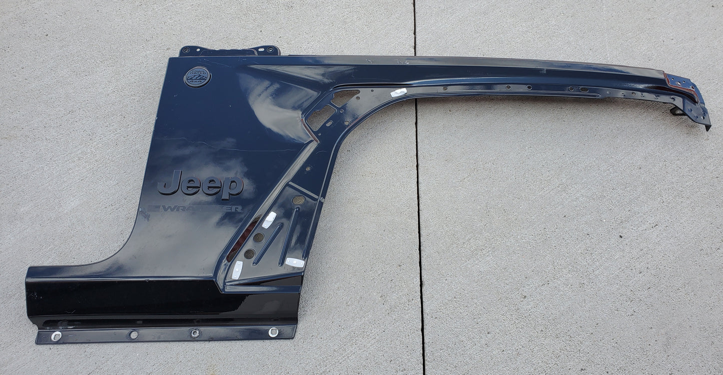 2018-2025 Jeep Wrangler JL Gladiator JT Front Right Fender OEM Black