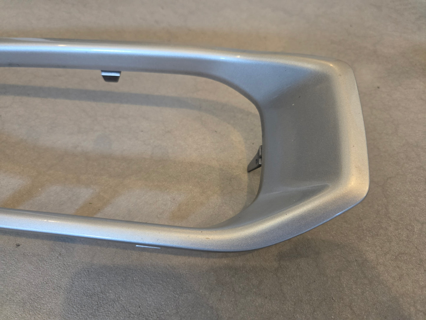 2018-2026 Jeep Wrangler JL Gladiator JT Front Bumper Applique Silver Right Passenger Side