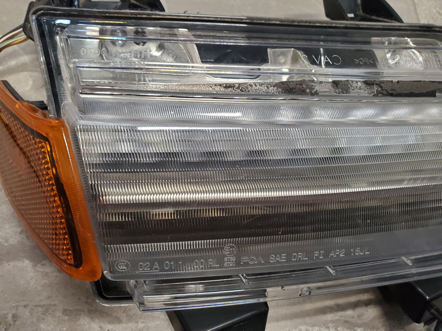 2018-2025 Jeep Wrangler JL Gladiator JT Fender Flares LED DRL Running Light Right 55112884AH