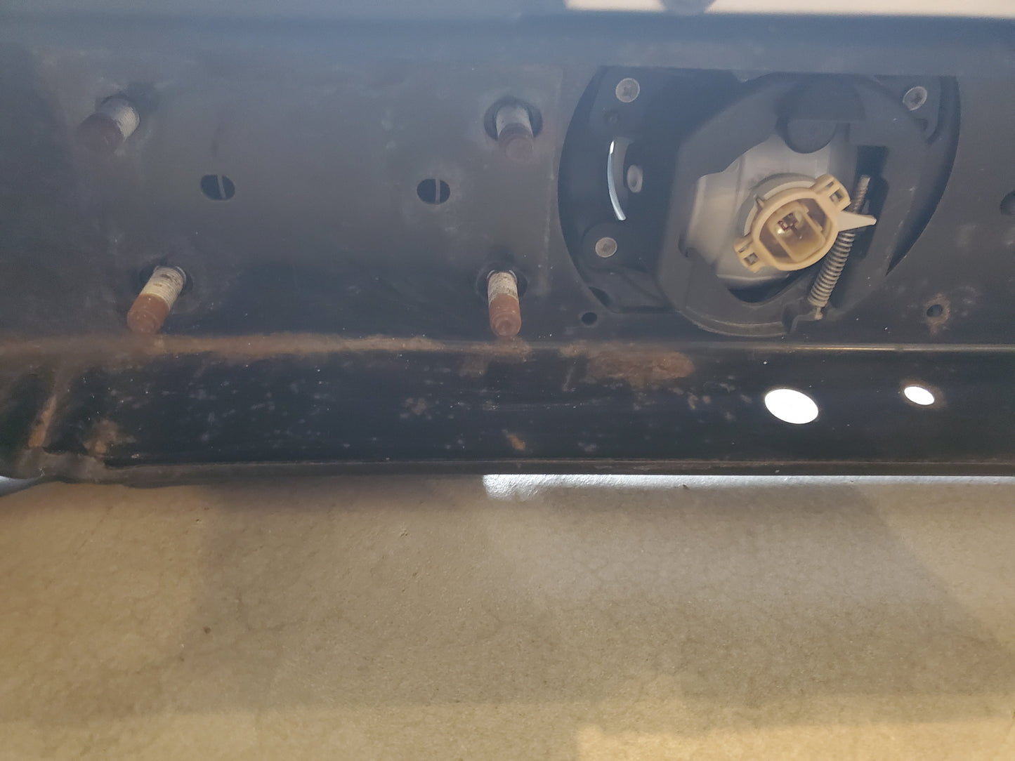 2007-2018 Jeep Wrangler JK Front Bumper OEM With Silver Cover and Fog Lights