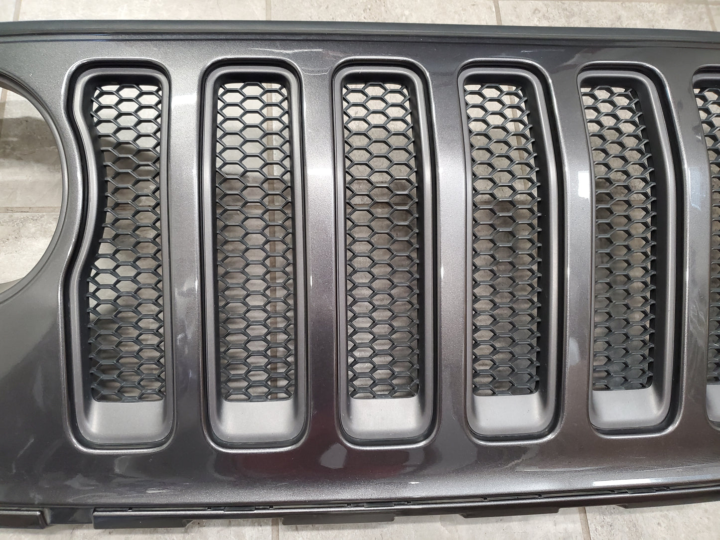 2018-2025 Jeep Wrangler JL Gladiator JT Sahara Grille OEM Granite Crystal 6BY79TRMAB
