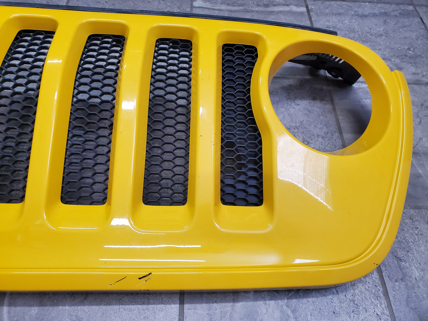 2018-2025 Jeep Wrangler JL Gladiator JT Sport Grille OEM Hella Yella 6BY75TRMAC