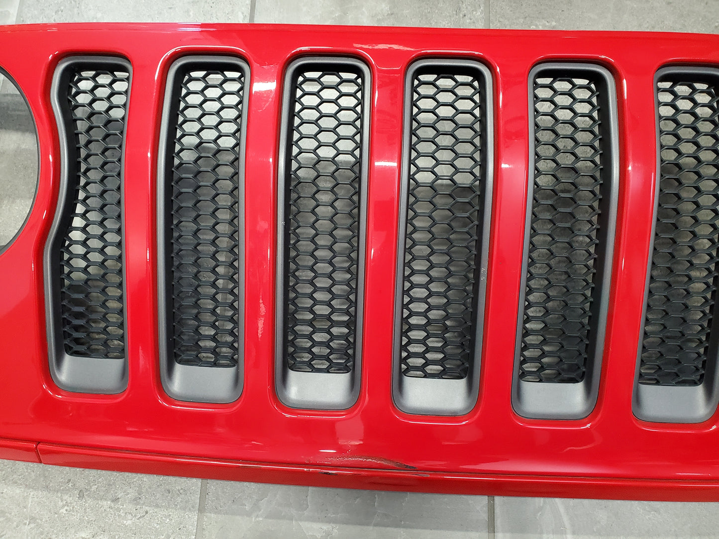 2018-2026 Jeep Wrangler JL Gladiator JT Sahara Grille OEM Firecracker Red 6BY79TRMAB