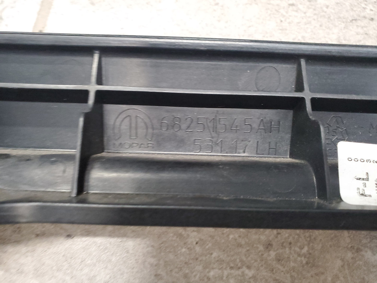 2018-2025 Jeep Wrangler JL Soft Top Front Door Frame Left Driver's Side 68251545AH