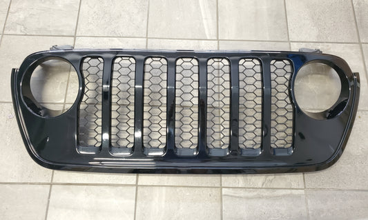 2018-2025 Jeep Wrangler JL Gladiator JT Grille OEM in Black 6KM35TRMAA