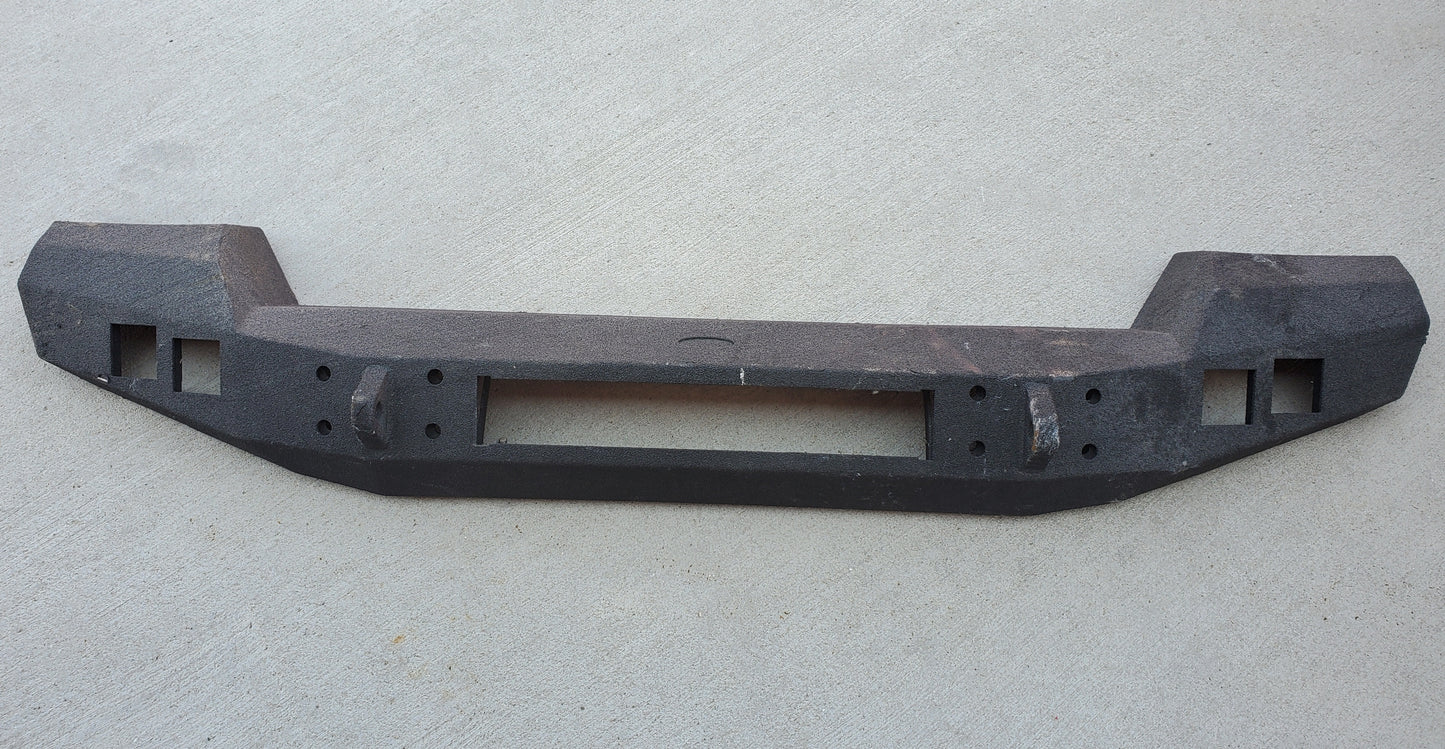 2007-2025 Jeep Wrangler JK JL Gladiator JT  Steel Front Bumper Hooke Road Climber Coated