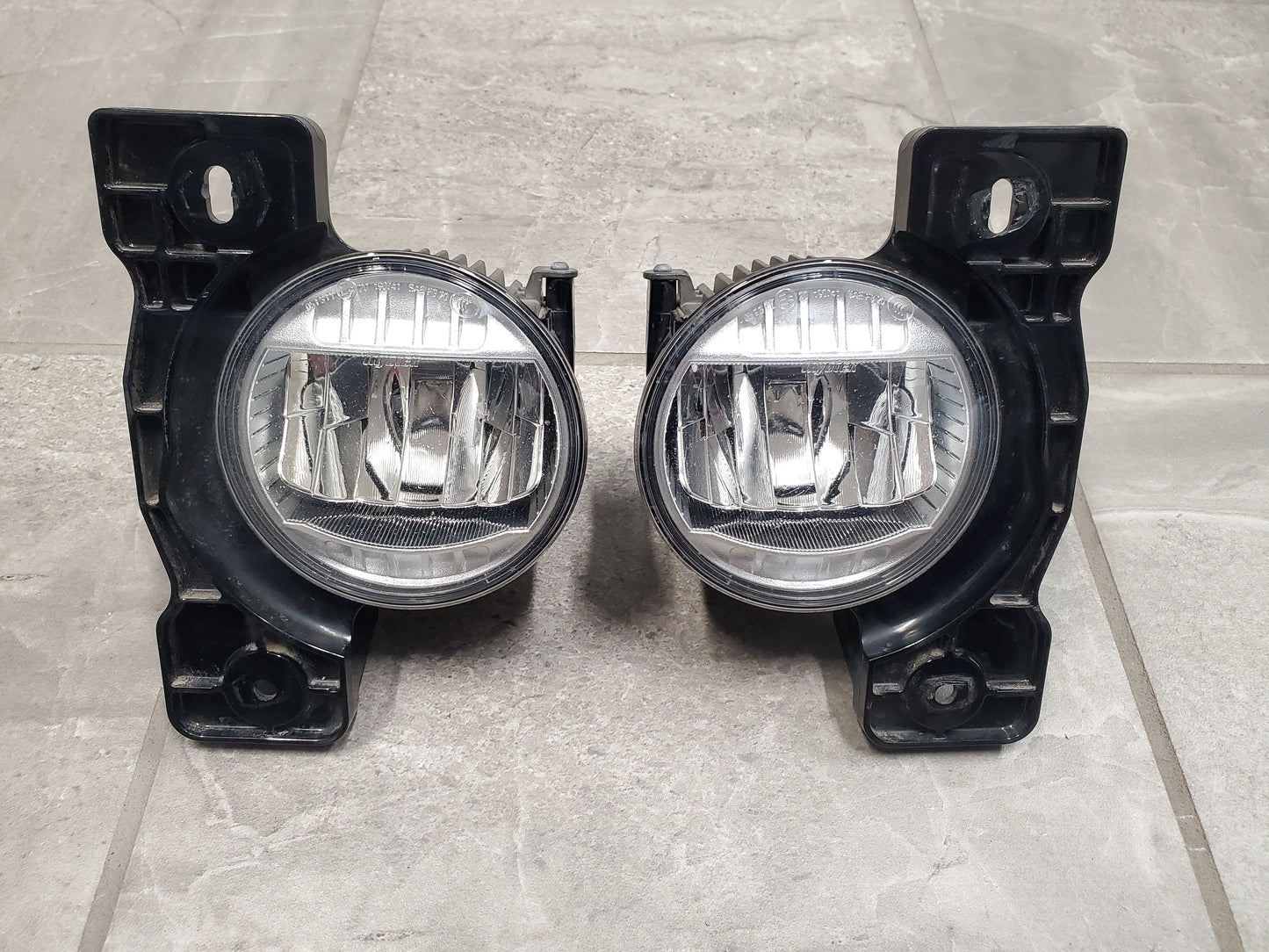 2018-2025 Jeep Wrangler JL Gladiator JT LED Fog Lights OEM 68503996AA & 68503997AA