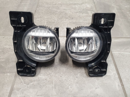 2018-2025 Jeep Wrangler JL Gladiator JT LED Fog Lights OEM 68503996AA & 68503997AA