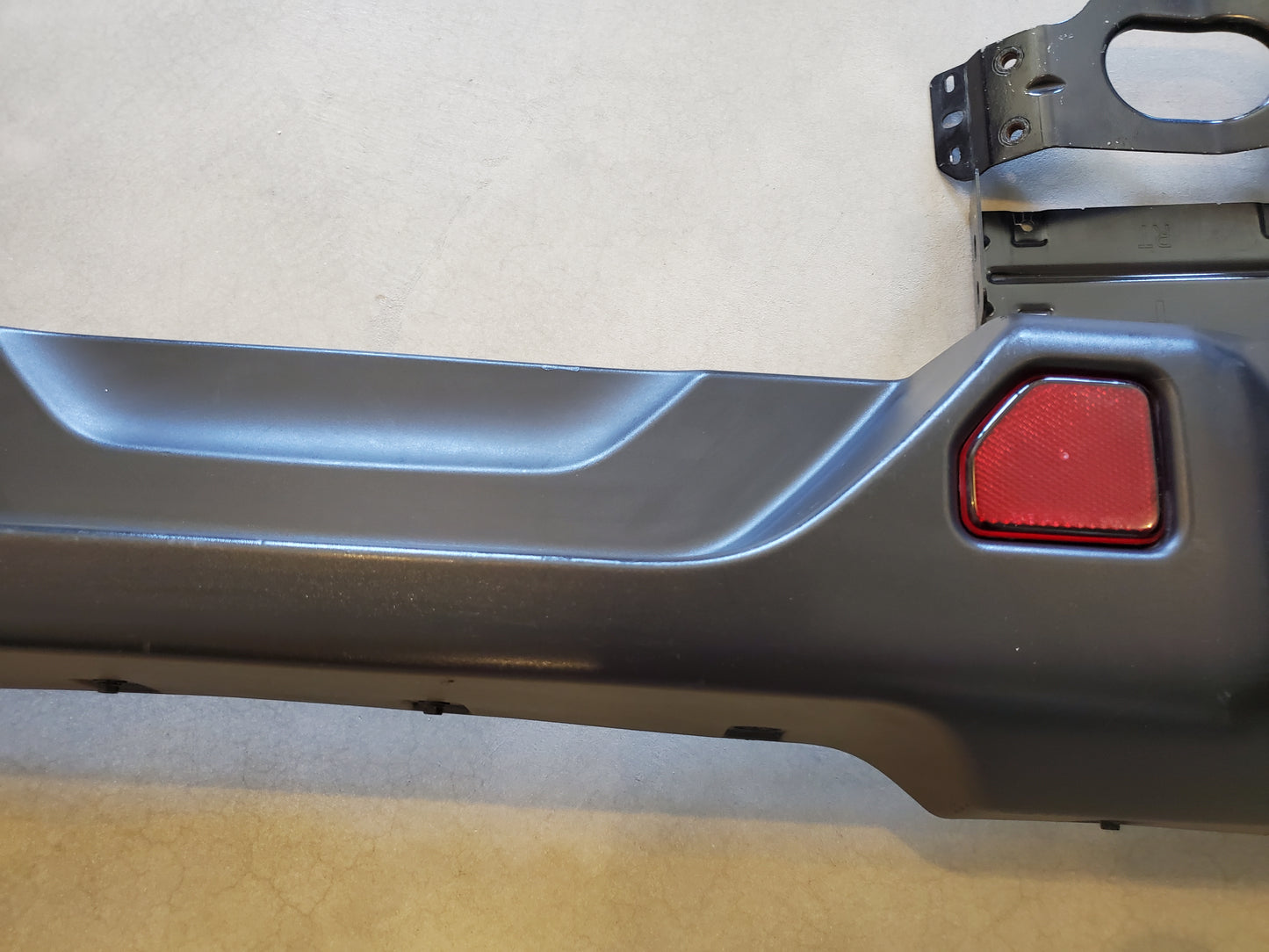 2018-2026 Jeep Wrangler JL Rear Bumper OEM No End Caps, No Park Assist With Brackets