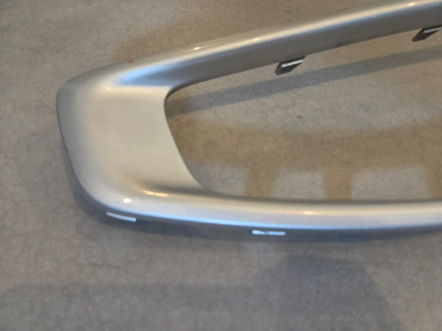 2018-2026 Jeep Wrangler JL Gladiator JT Front Bumper Applique Silver Right Passenger Side