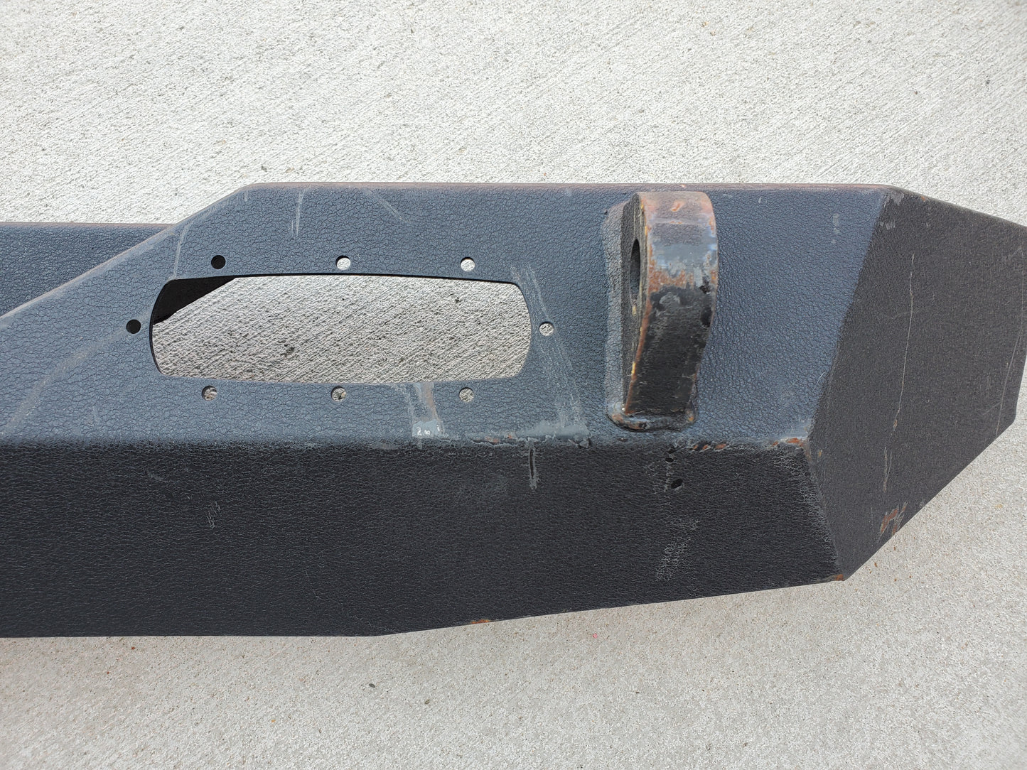 2018-2025 Jeep Wrangler JL Steel Rear Bumper with Trailer Hitch Nilight