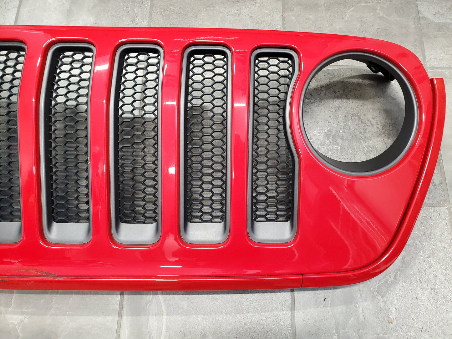 2018-2026 Jeep Wrangler JL Gladiator JT Sahara Grille OEM Firecracker Red 6BY79TRMAB